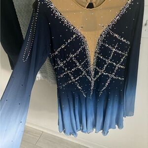 Custom made figure skating dress